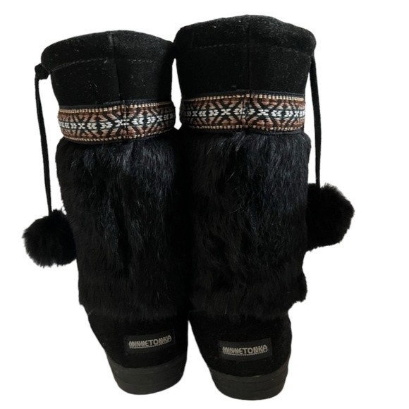 Minnetonka faux fur boots size 7 - Picture 10 of 12